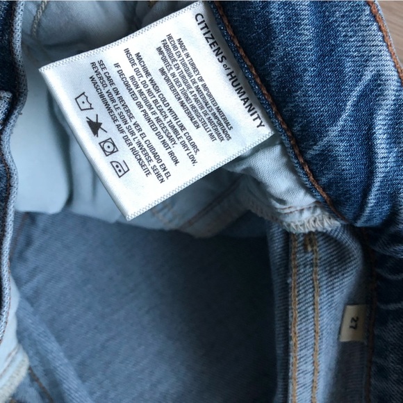 Citizens of Humanity Olivia Highrise Slim Ankle Jeans in Light Blue Size 27 - Picture 11 of 16